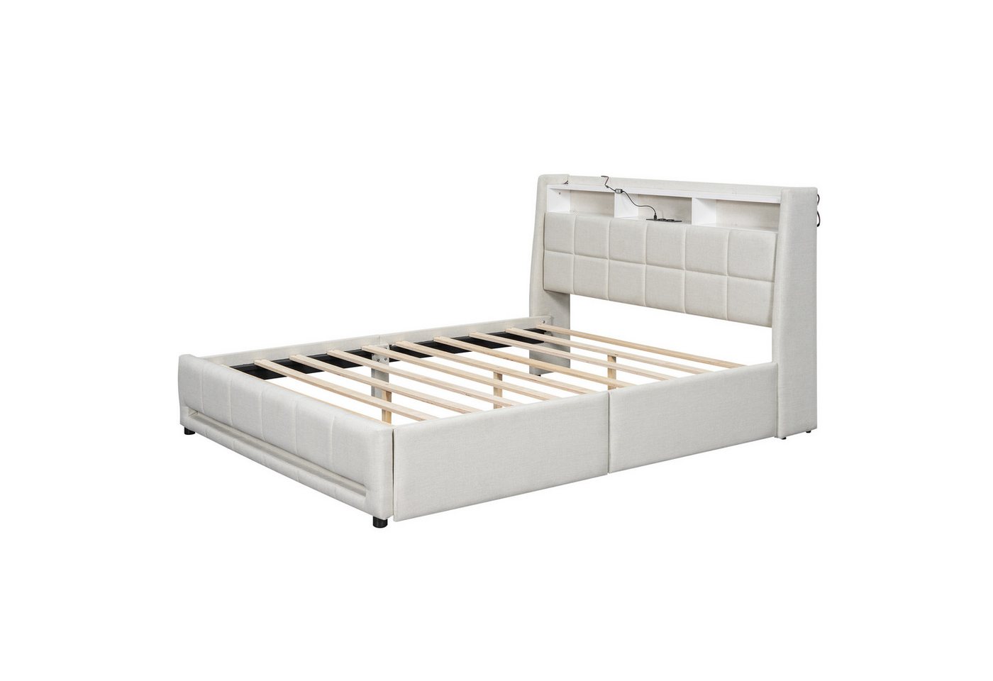 Gotagee Polsterbett Multifunktionsbett Einzelbett APP Fernbedienung LED Licht Steckdosen Gotagee Polsterbett Multifunktionsbett Einzelbett APP Fernbedienung LED Licht Steckdosen von Gotagee