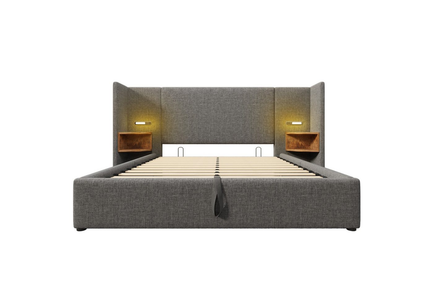 Gotagee Polsterbett Polsterbett Stauraumbett Doppelbett 160×200 mit Nachttisch Bettanlage Gotagee Polsterbett Polsterbett Stauraumbett Doppelbett 160×200 mit Nachttisch Bettanlage von Gotagee