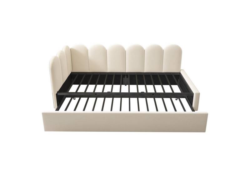 Gotagee Polsterbett Polsterschlafsofa 90x200 cm Kinderbett mit Ausziehbett 90x190 cm, ohne Matratze Ausgestattet mit 4 Rollen, davon 2 mit Bremsen. Gotagee Polsterbett Polsterschlafsofa 90x200 cm Kinderbett mit Ausziehbett 90x190 cm, ohne Matratze Ausgestattet mit 4 Rollen, davon 2 mit Bremsen. von Gotagee