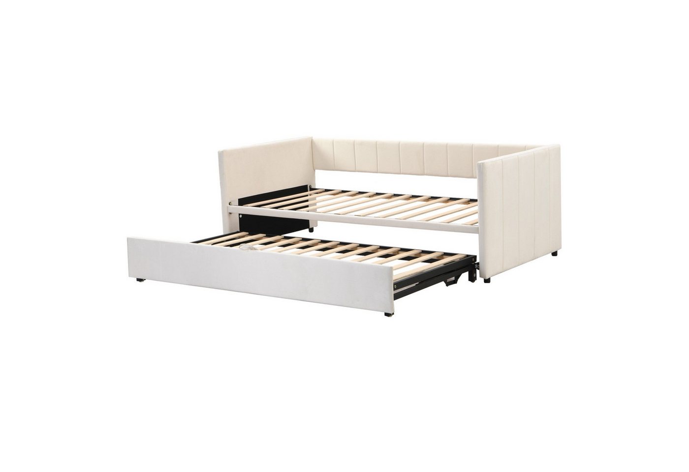 Gotagee Polsterbett Schlafsofa 90x200cm Multifunktionsbett mit Ausziehbett flaches Bett, Ausziehbares Schlafsofa Gotagee Polsterbett Schlafsofa 90x200cm Multifunktionsbett mit Ausziehbett flaches Bett, Ausziehbares Schlafsofa von Gotagee