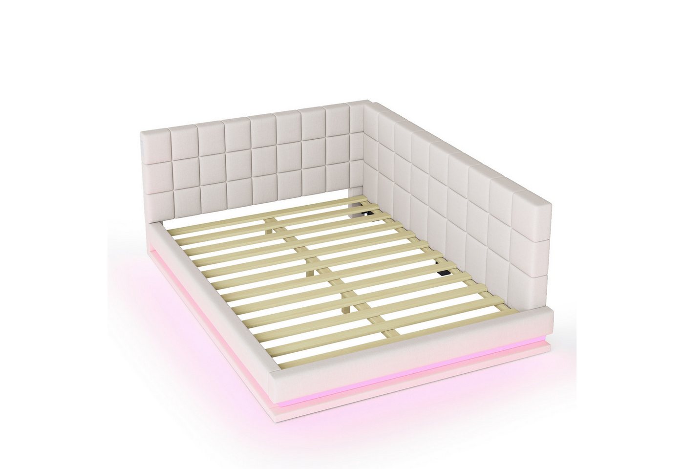 Gotagee Polsterbett Schlafsofa Einzelbett mit LED Lichtleiste USB Steckdose Samtstoff Gotagee Polsterbett Schlafsofa Einzelbett mit LED Lichtleiste USB Steckdose Samtstoff von Gotagee