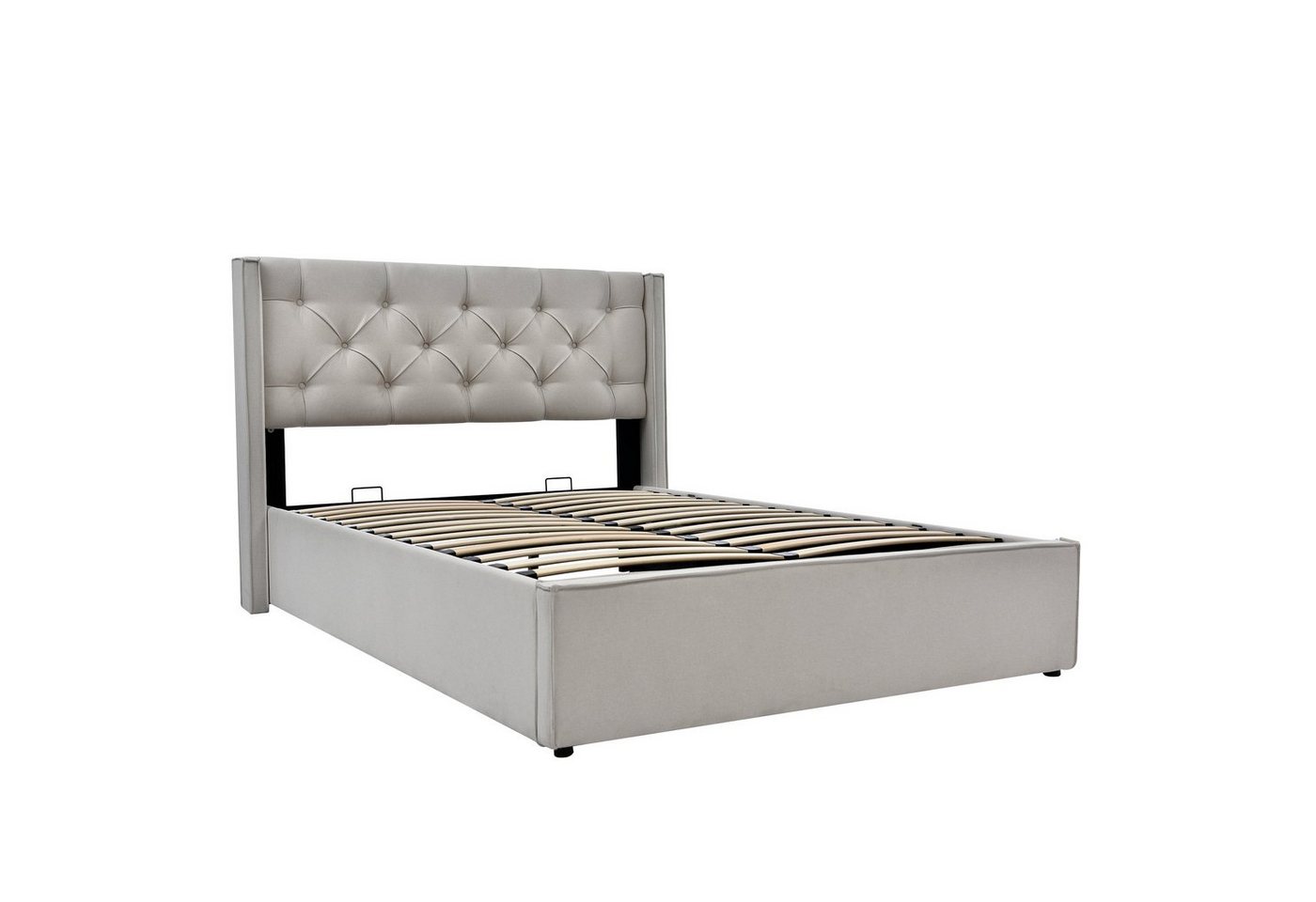 Gotagee Polsterbett Stauraumbett Doppelbett 140x200cm Mit Matratze Jugendbett Flachbett, Lattenrost aus Metallrahmen Gotagee Polsterbett Stauraumbett Doppelbett 140x200cm Mit Matratze Jugendbett Flachbett, Lattenrost aus Metallrahmen von Gotagee