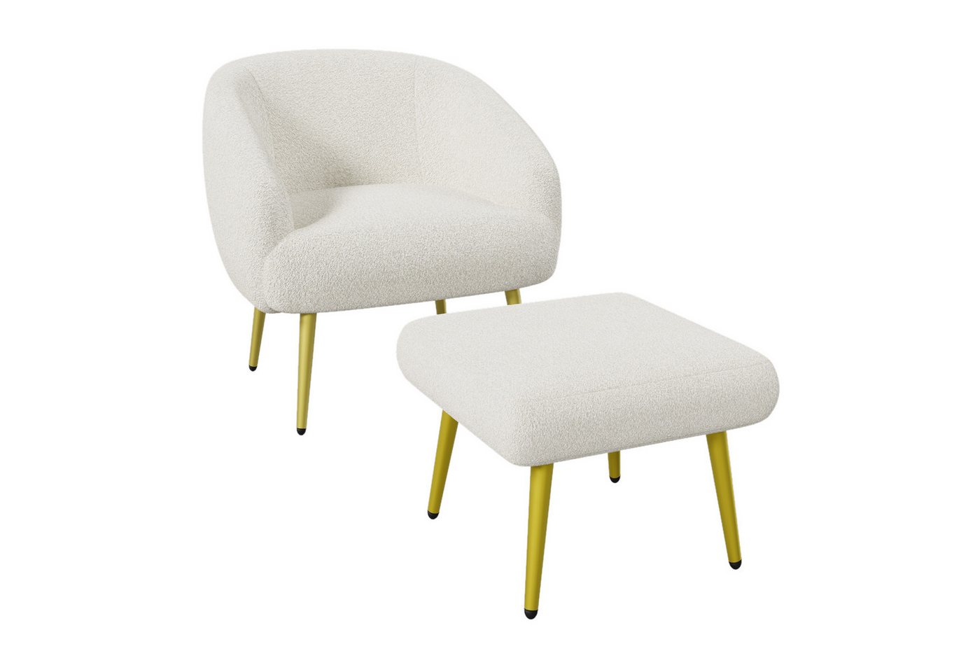 Gotagee Polsterstuhl Wohnzimmersessel Wohnzimmerstuhl Sessel mit Fußhocker Schlafzimmer Gotagee Polsterstuhl Wohnzimmersessel Wohnzimmerstuhl Sessel mit Fußhocker Schlafzimmer von Gotagee