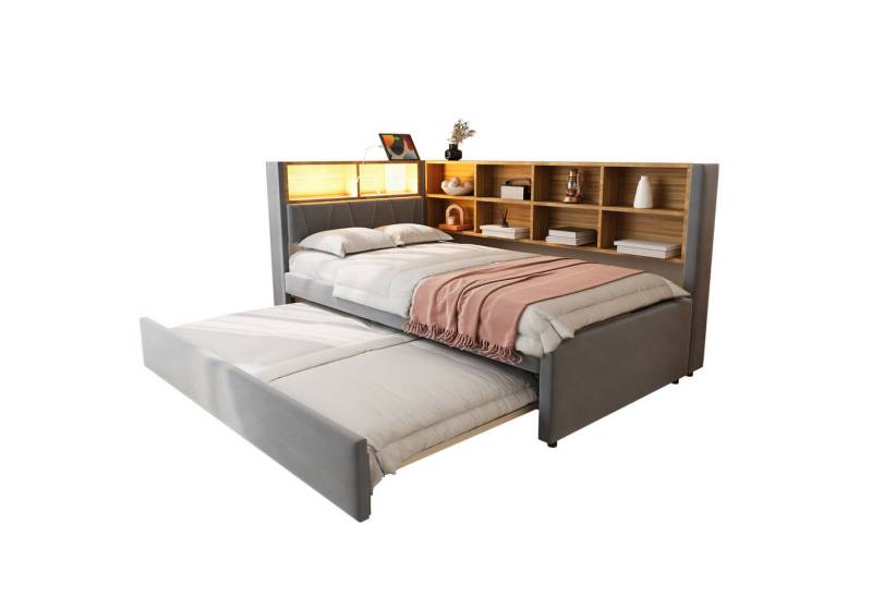 Gotagee Schlafsofa Einzelbett 90x200 mit Ausziehbett Polsterbett Gästebett Funktionsbett Gotagee Schlafsofa Einzelbett 90x200 mit Ausziehbett Polsterbett Gästebett Funktionsbett von Gotagee