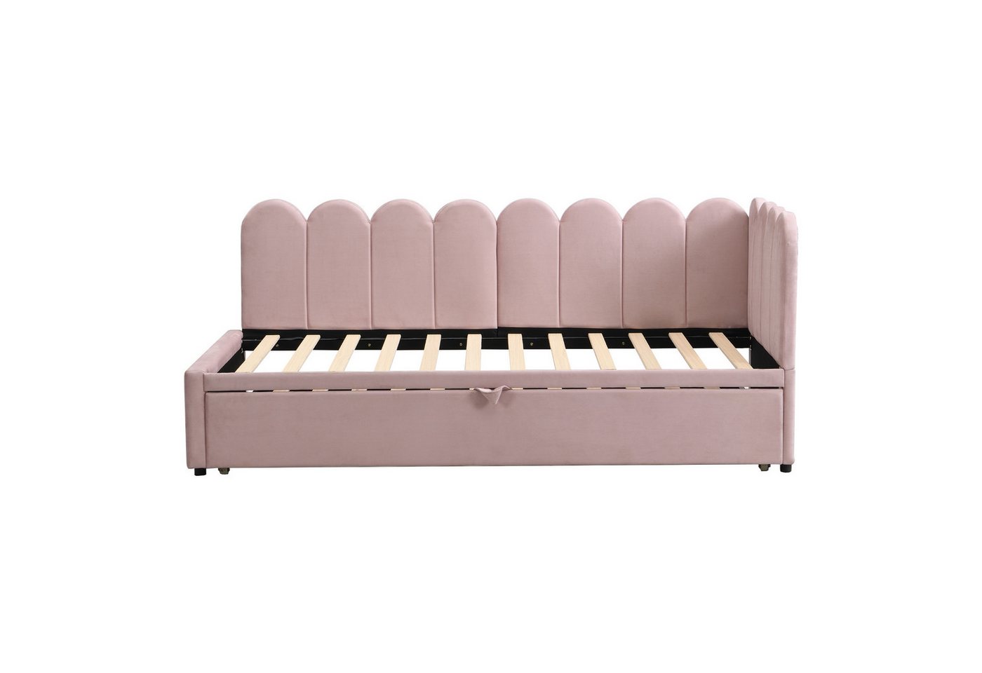 Gotagee Schlafsofa L-Form Schlafsofa 90/180x200 cm Samtbeige 2-in-1 Multifunktion, als Kinder- oder Gästebett. Gotagee Schlafsofa L-Form Schlafsofa 90/180x200 cm Samtbeige 2-in-1 Multifunktion, als Kinder- oder Gästebett. von Gotagee