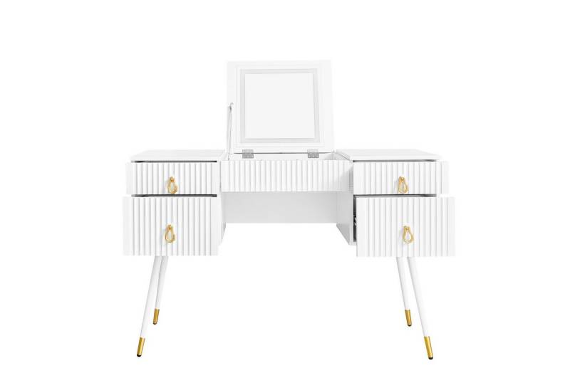 Gotagee Schminktisch Weiß Frisierkommode Schlafzimmermöbel Vanity Stauräumen Schubladen Gotagee Schminktisch Weiß Frisierkommode Schlafzimmermöbel Vanity Stauräumen Schubladen von Gotagee