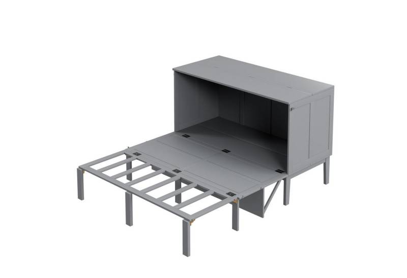 Gotagee Schrankbett Doppelbett 140x200cm Wandklappbett Schrankbett Jugendbett flaches Bett vertikales Schrankbett Wandbett mit Lattenrost Gotagee Schrankbett Doppelbett 140x200cm Wandklappbett Schrankbett Jugendbett flaches Bett vertikales Schrankbett Wandbett mit Lattenrost von Gotagee