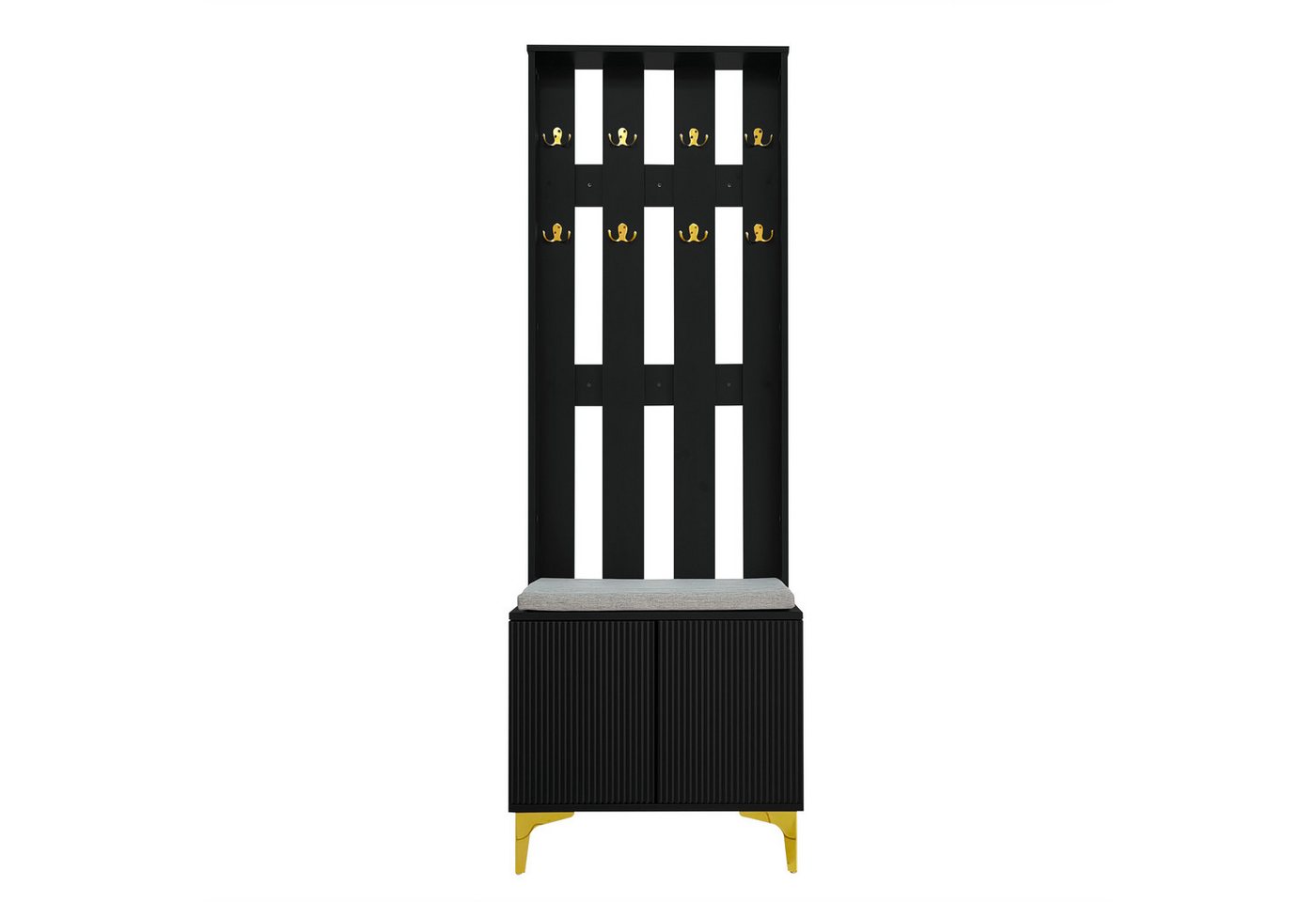 Gotagee Schuhschrank Schuhwechselhocker Garderobenset mit Schuhbank+Kissen Wohnzimmermöbel von Gotagee