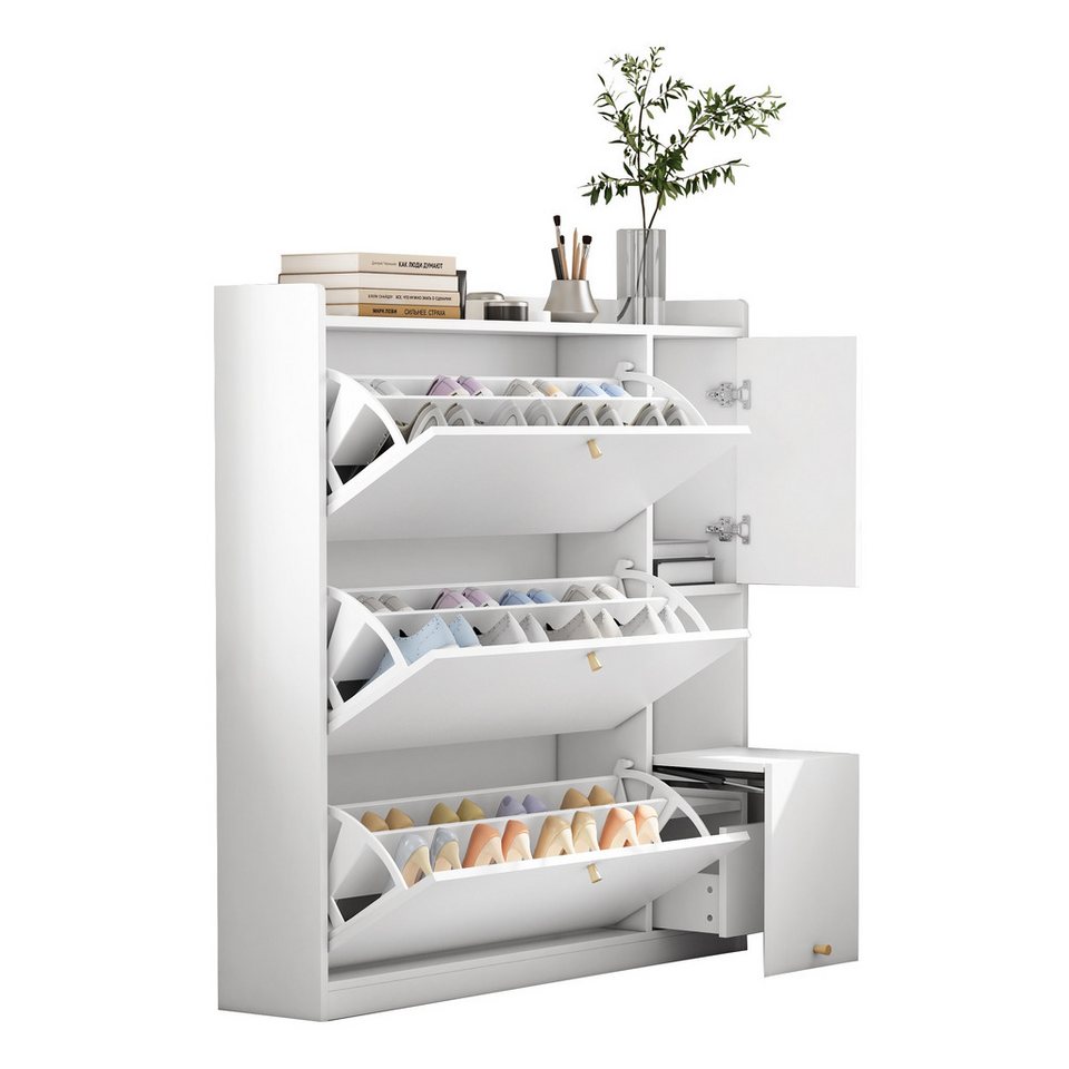 Gotagee Schuhschrank Vielseitiger Kipp-Schuhschrank Schuhregal Lagerschränke Sideboards von Gotagee