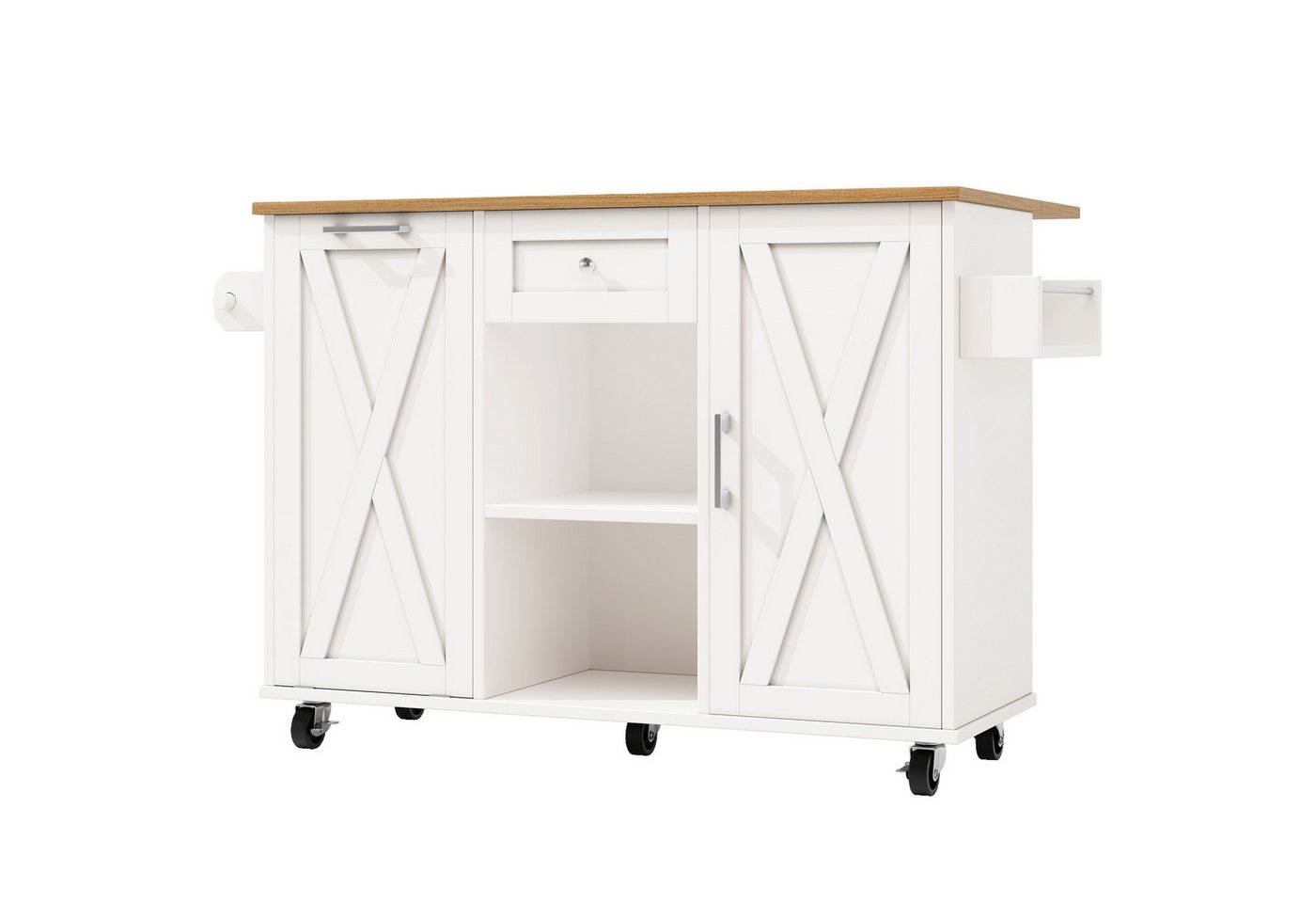 Gotagee Servierwagen Kücheninsel Küchenschrank für Mülleimer Buffetschrank Esstisch Moderne, mit Snackregalen und Stretchfunktionsschränken Gotagee Servierwagen Kücheninsel Küchenschrank für Mülleimer Buffetschrank Esstisch Moderne, mit Snackregalen und Stretchfunktionsschränken von Gotagee