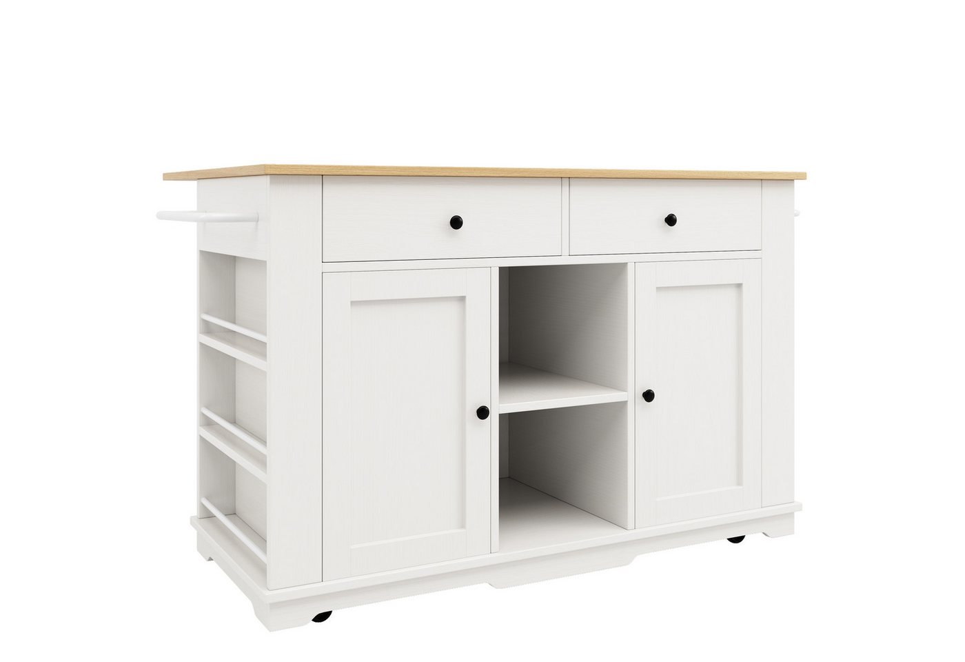 Gotagee Servierwagen Küchenwagen mit Steckdosenleiste Küchenschrank Anrichte buffetschrank Gotagee Servierwagen Küchenwagen mit Steckdosenleiste Küchenschrank Anrichte buffetschrank von Gotagee