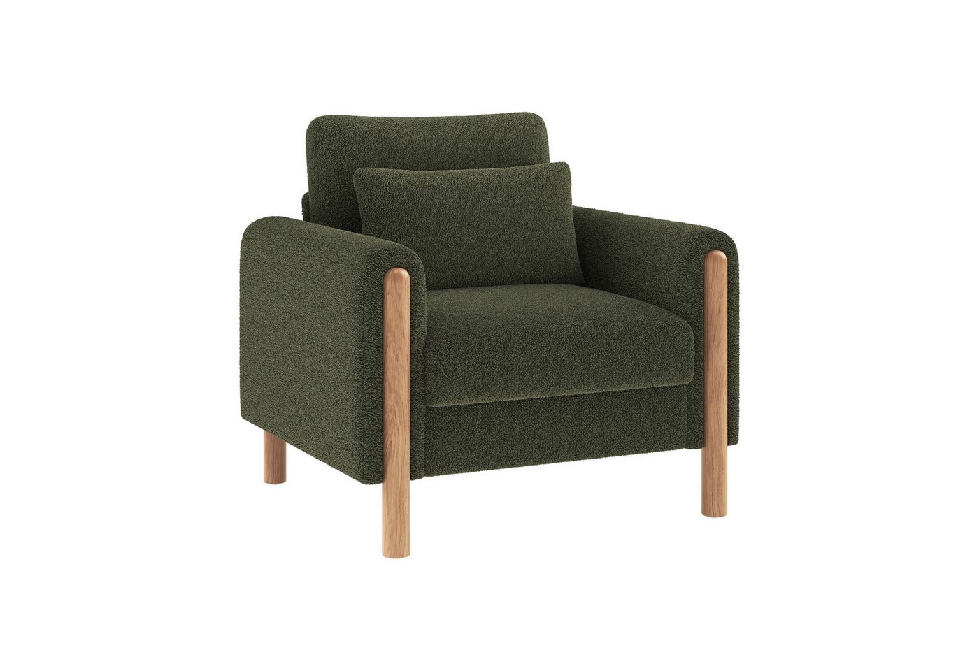 Gotagee Sessel Moderne Armlehnenstuhl mit Kissen Einzelsofa Polstersofa Relaxsessel, für Wohnzimmer, Büro oder Schlafzimmer von Gotagee