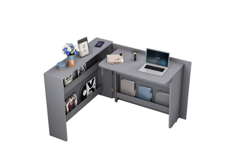 Gotagee Sideboard Faltbarer Schreibtisch 2-in-1 Wohnzimmerschrank Klapptisch Esstisch Gotagee Sideboard Faltbarer Schreibtisch 2-in-1 Wohnzimmerschrank Klapptisch Esstisch von Gotagee