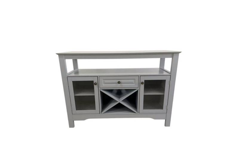 Gotagee Sideboard Graues Multifunktionales Anrichte Weinschrank Wohnzimmerschrank von Gotagee