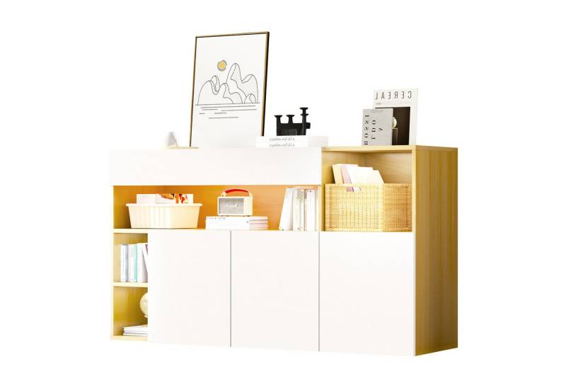 Gotagee Sideboard Highboard Kommode Multifunktionales Wohnzimmerschrank Beistellschrank von Gotagee
