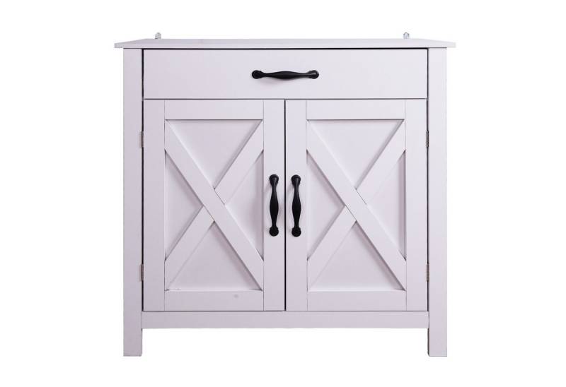 Gotagee Sideboard Kommode 80x40x80 cm Aufbewahrungsschrank Wohnzimmerschrank Weiß Gotagee Sideboard Kommode 80x40x80 cm Aufbewahrungsschrank Wohnzimmerschrank Weiß von Gotagee