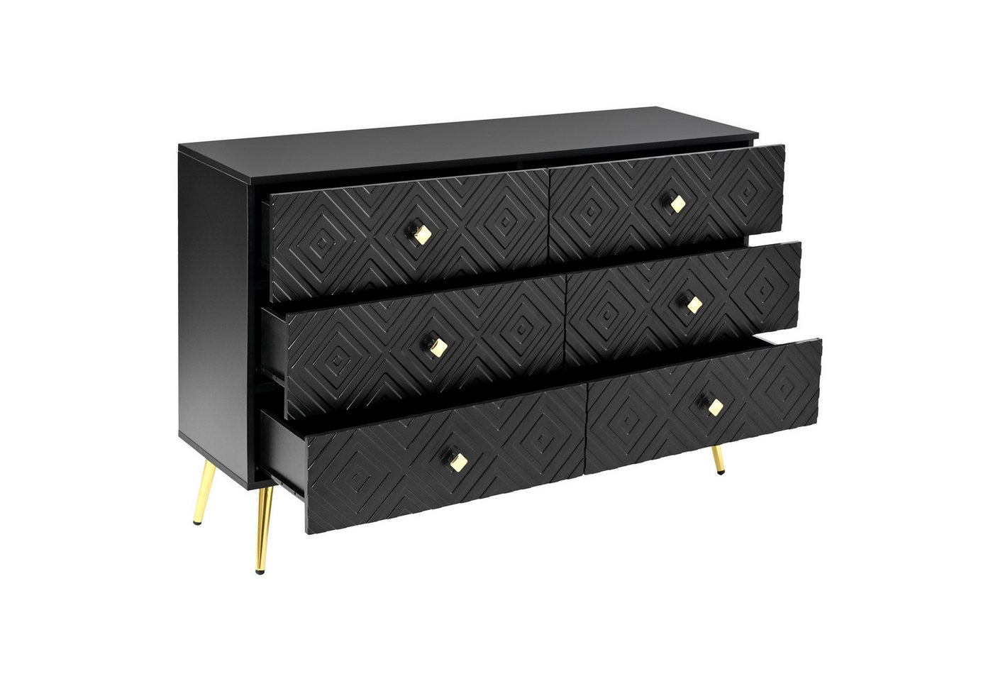 Gotagee Sideboard Kommode Schließfächer 120x40x80cm Wohnzimmerschrank Modern Anrichte, Perfekt für Schlafzimmer & Wohnzimmer Gotagee Sideboard Kommode Schließfächer 120x40x80cm Wohnzimmerschrank Modern Anrichte, Perfekt für Schlafzimmer & Wohnzimmer von Gotagee