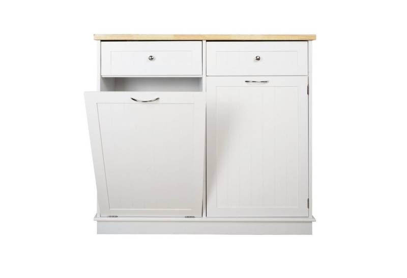 Gotagee Sideboard Küchenschränke 100x35.5x90cm Küchenmöbel Versteckter Abfallbehälter Gotagee Sideboard Küchenschränke 100x35.5x90cm Küchenmöbel Versteckter Abfallbehälter von Gotagee