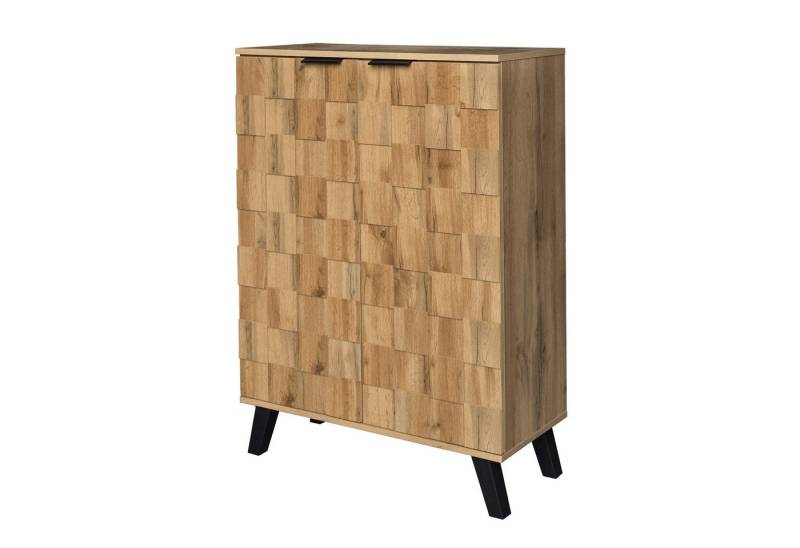 Gotagee Sideboard Lagerschrank Moderner Schuhschrank Wohnzimmerschrank mit 5 Fächern von Gotagee