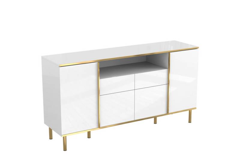 Gotagee Sideboard Seitenschrank Kommode Schlafzimmerkommode Chrank 150 x 40 x 80 cm Gotagee Sideboard Seitenschrank Kommode Schlafzimmerkommode Chrank 150 x 40 x 80 cm von Gotagee