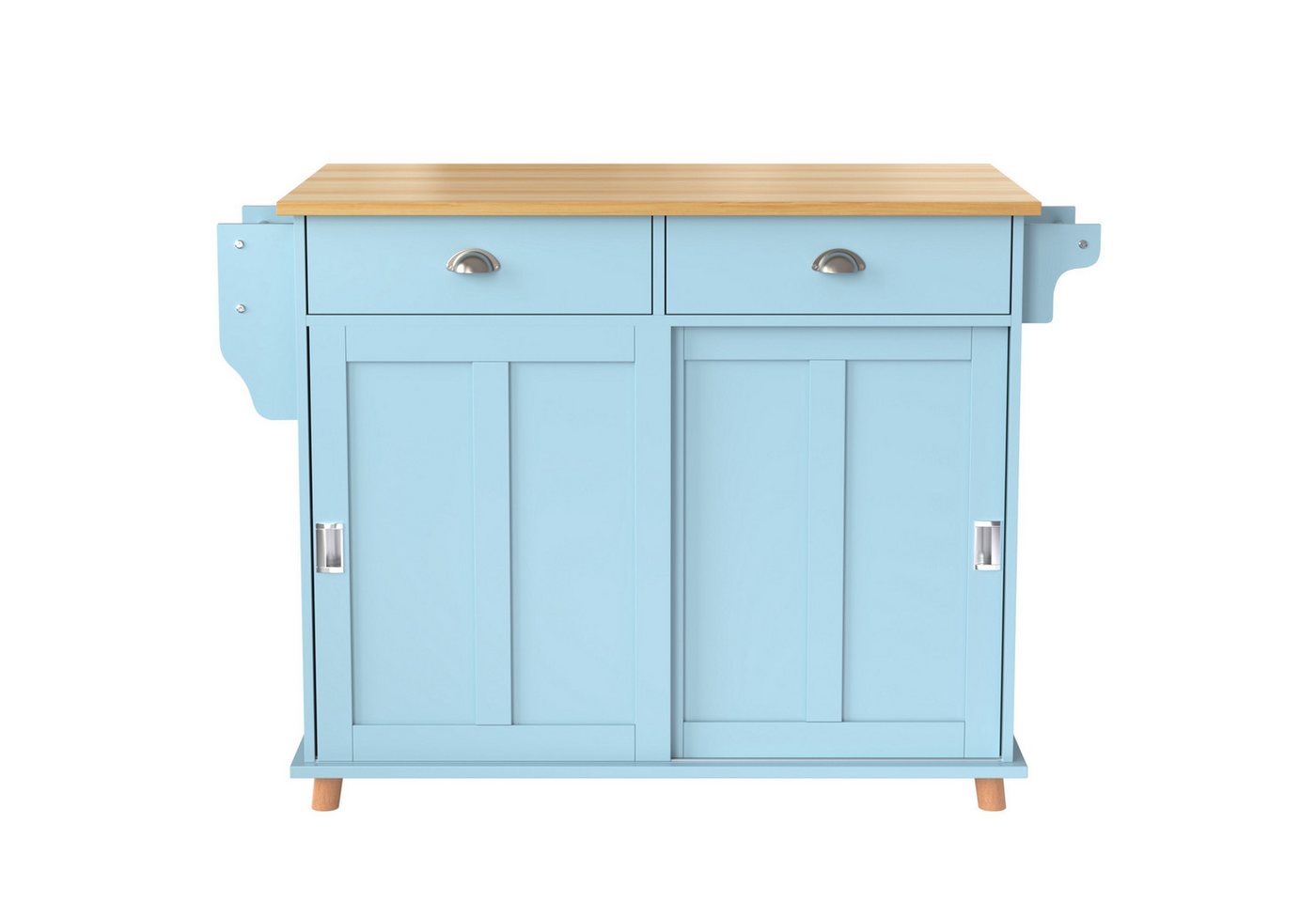 Gotagee Sideboard klappbare Arbeitsplatte mit Stauraumtüren Rollen Küchen Esszimmer Gotagee Sideboard klappbare Arbeitsplatte mit Stauraumtüren Rollen Küchen Esszimmer von Gotagee
