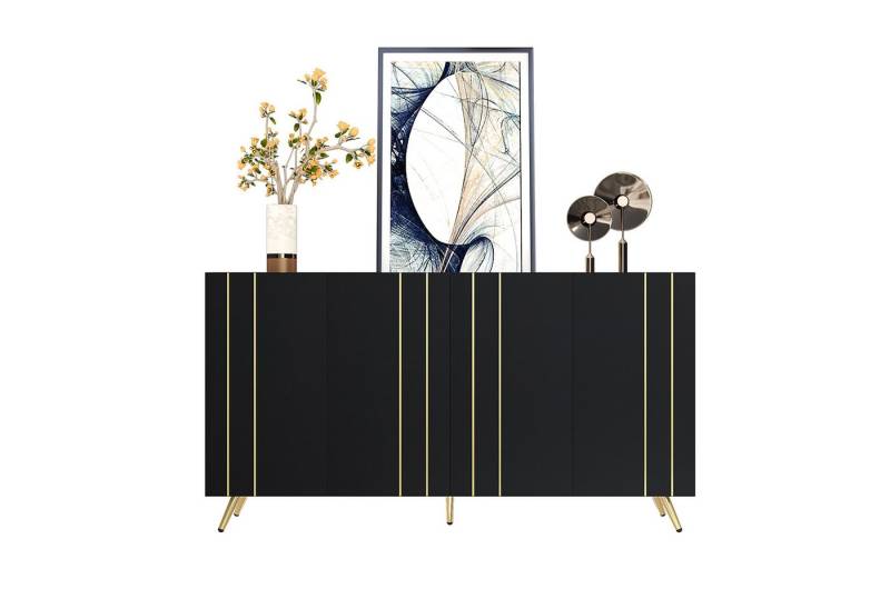 Gotagee Sideboard mit verstellbaren Einlegeböden Beistellschrank Standschrank von Gotagee