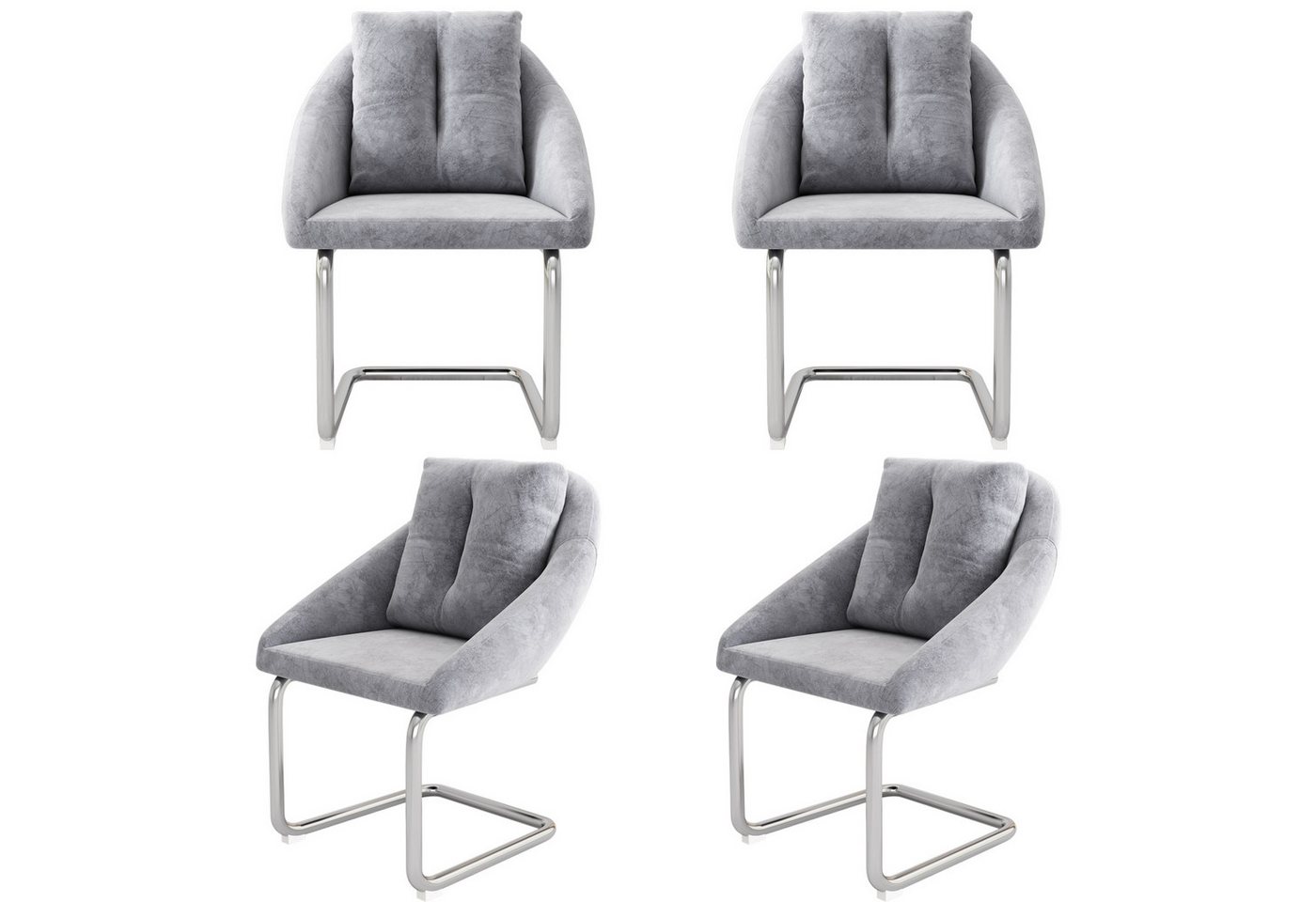 Gotagee Sitzgruppe Esszimmerstuhl-Set Relaxstuhl Loungesessel mit Kissen Barhocker-Set, für Wohnzimmer und Schlafzimmer Gotagee Sitzgruppe Esszimmerstuhl-Set Relaxstuhl Loungesessel mit Kissen Barhocker-Set, für Wohnzimmer und Schlafzimmer von Gotagee