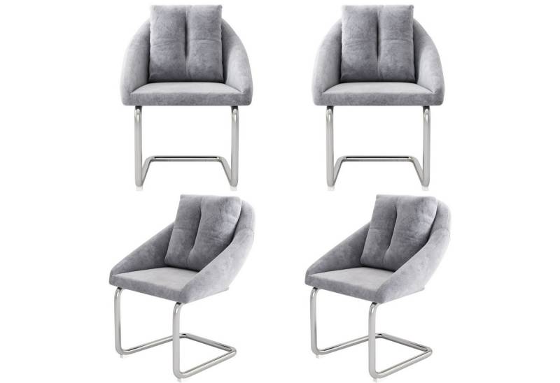 Gotagee Sitzgruppe Esszimmerstuhl-Set Relaxstuhl Loungesessel mit Kissen Barhocker-Set, für Wohnzimmer und Schlafzimmer Gotagee Sitzgruppe Esszimmerstuhl-Set Relaxstuhl Loungesessel mit Kissen Barhocker-Set, für Wohnzimmer und Schlafzimmer von Gotagee