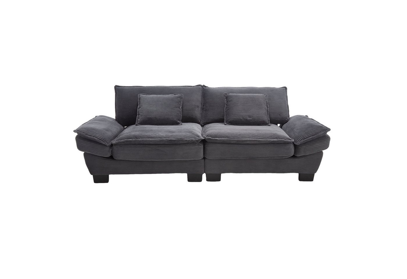 Gotagee Sofa Modernes schlichtes Zweiersofa aus Samt Freizeitsofa mit zwei Kissen, Geeignet für Wohnzimmer, Schlafzimmer und Büro. Gotagee Sofa Modernes schlichtes Zweiersofa aus Samt Freizeitsofa mit zwei Kissen, Geeignet für Wohnzimmer, Schlafzimmer und Büro. von Gotagee