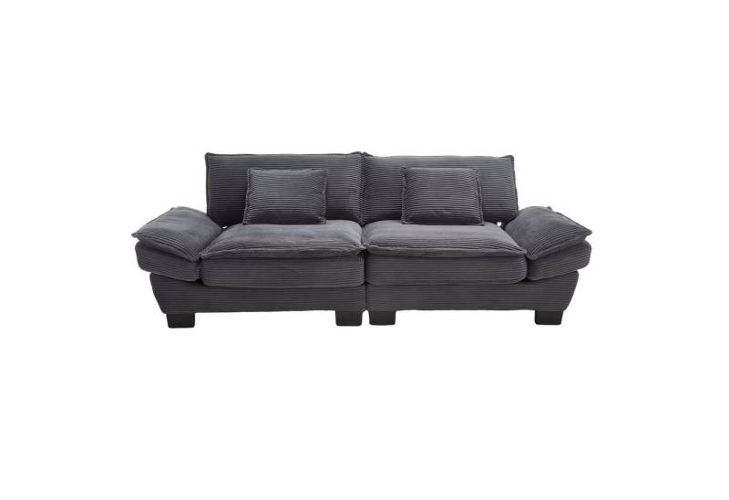 Gotagee Sofa Modernes schlichtes Zweiersofa aus Samt Freizeitsofa mit zwei Kissen, Geeignet für Wohnzimmer, Schlafzimmer und Büro. Gotagee Sofa Modernes schlichtes Zweiersofa aus Samt Freizeitsofa mit zwei Kissen, Geeignet für Wohnzimmer, Schlafzimmer und Büro. von Gotagee