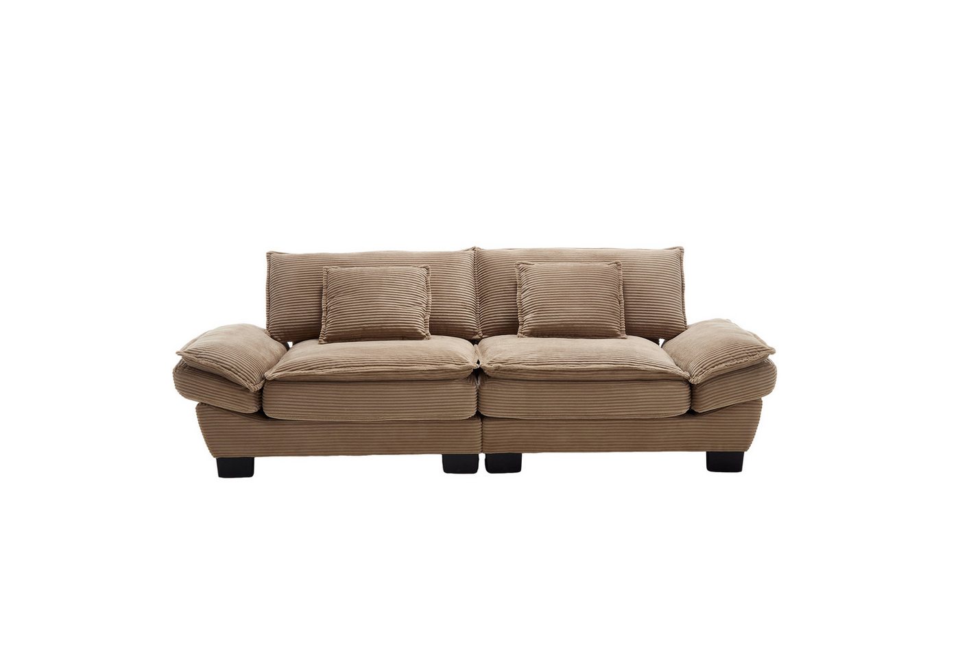 Gotagee Sofa Modernes schlichtes Zweiersofa aus Samt Freizeitsofa mit zwei Kissen, Geeignet für Wohnzimmer, Schlafzimmer und Büro. Gotagee Sofa Modernes schlichtes Zweiersofa aus Samt Freizeitsofa mit zwei Kissen, Geeignet für Wohnzimmer, Schlafzimmer und Büro. von Gotagee