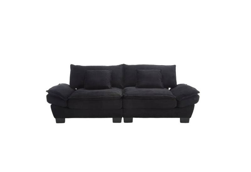 Gotagee Sofa Modernes schlichtes Zweiersofa aus Samt Freizeitsofa mit zwei Kissen, Geeignet für Wohnzimmer, Schlafzimmer und Büro. Gotagee Sofa Modernes schlichtes Zweiersofa aus Samt Freizeitsofa mit zwei Kissen, Geeignet für Wohnzimmer, Schlafzimmer und Büro. von Gotagee