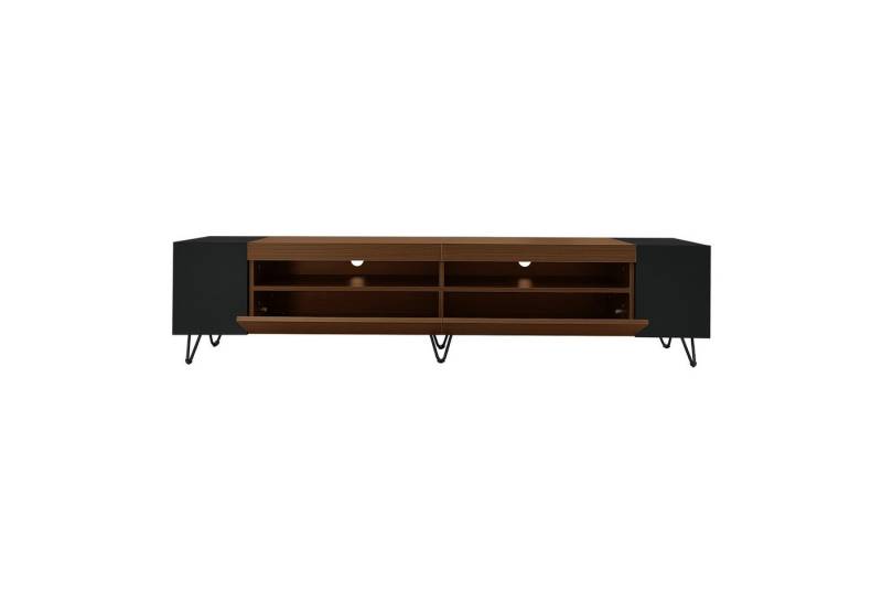 Gotagee TV-Schrank 180x36x43cm Moderner Lagerschrank Sideboards Küchenschrank Anrichte Mit offenen Seitenfächern von Gotagee