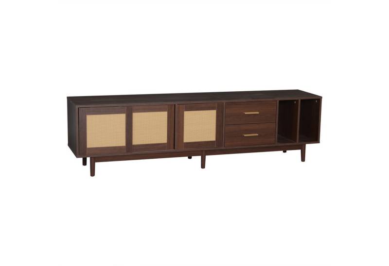 Gotagee TV-Schrank 190x40x52cm Lagerschrank Lowboard TV-Ständer Sideboard mit Schubladen multifunktionaler Wohnzimmer-Lagerschrank,75-Zoll-Fernseher von Gotagee
