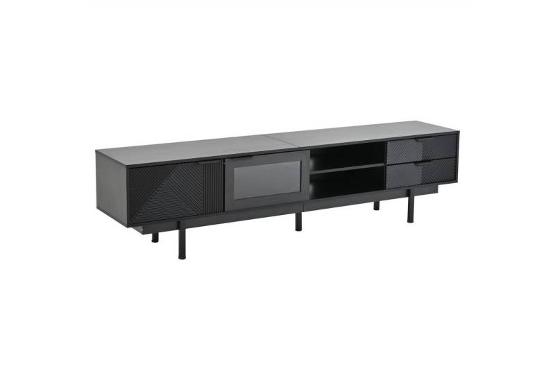 Gotagee TV-Schrank 200cm Fernsehschrank TV-Ständer für 80-Zoll TV modern Wohnraumschrank mit Gesamttragkraft von 45kg,Geeignet für 80-Zoll von Gotagee