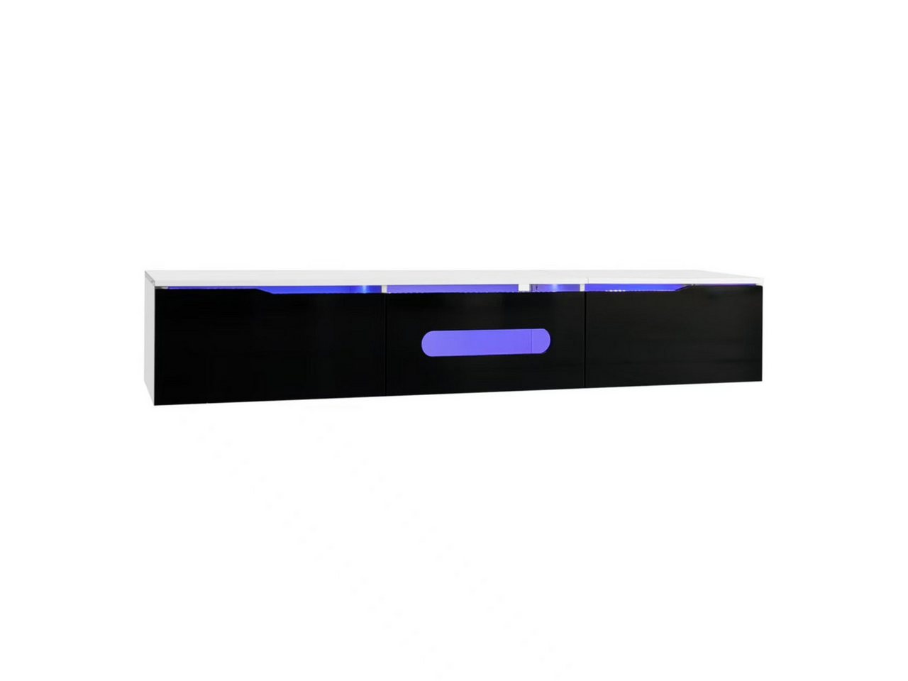 Gotagee TV-Schrank Highlight Fernsehschrank 180 cm Wohnzimmerschrank TV-Möbel TV-Lowboard Hochglanzoberfläche, mit 16-farbiger LED-Beleuchtung Gotagee TV-Schrank Highlight Fernsehschrank 180 cm Wohnzimmerschrank TV-Möbel TV-Lowboard Hochglanzoberfläche, mit 16-farbiger LED-Beleuchtung von Gotagee
