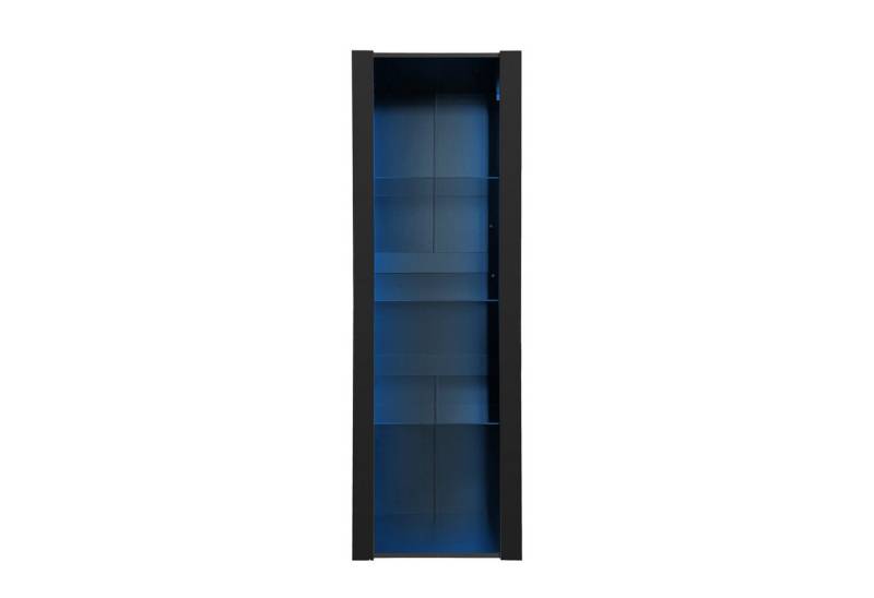 Gotagee Vitrine Hochglanz-Vitrinenschrank Stehschrank Hochschrank Schließfächer von Gotagee