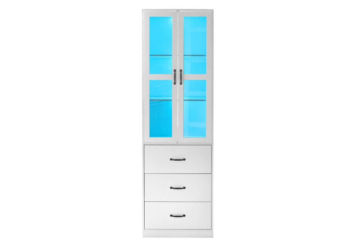 Gotagee Vitrine Vertikale Vitrine Schubladen herausnehmbare Trennwände Kabinett LED Gotagee Vitrine Vertikale Vitrine Schubladen herausnehmbare Trennwände Kabinett LED von Gotagee