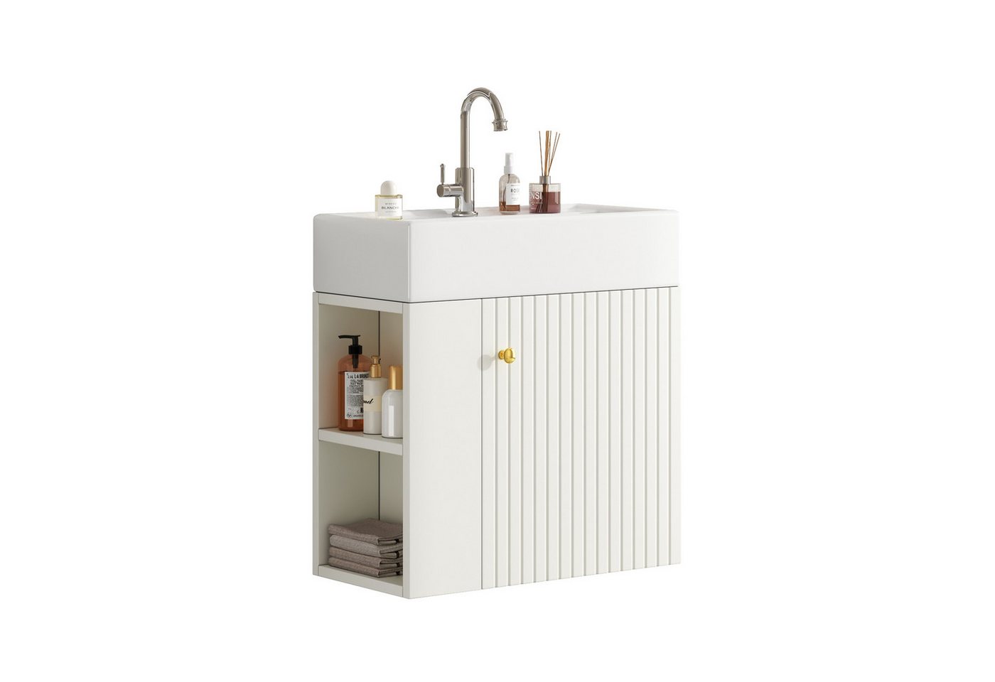 Gotagee Waschbecken Waschtischunterschrank Badezimmermöbel Gästebadmöbel Badezimmerschrank Gotagee Waschbecken Waschtischunterschrank Badezimmermöbel Gästebadmöbel Badezimmerschrank von Gotagee