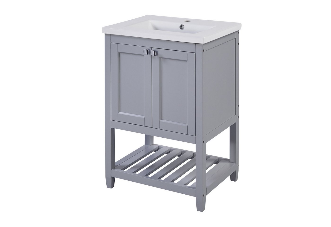 Gotagee Waschbeckenschrank Badmöbel Einzel Waschtisch mit Keramik-Waschbecken Gotagee Waschbeckenschrank Badmöbel Einzel Waschtisch mit Keramik-Waschbecken von Gotagee