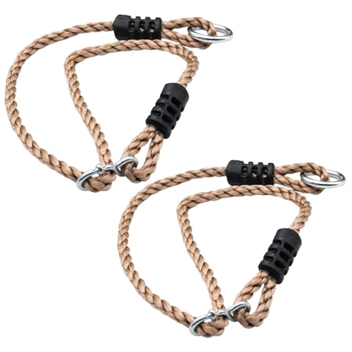 Gotetiso 2 Stück Nestschaukel Schaukelseile Baumschaukel Seil Hängematte Baum Gurte Hängeset Schaukelseil Verlängerung Verstellbar Verlängerungsseil für Schaukel Hängematte für Drinnen und Draußen Gotetiso 2 Stück Nestschaukel Schaukelseile Baumschaukel Seil Hängematte Baum Gurte Hängeset Schaukelseil Verlängerung Verstellbar Verlängerungsseil für Schaukel Hängematte für Drinnen und Draußen von Gotetiso