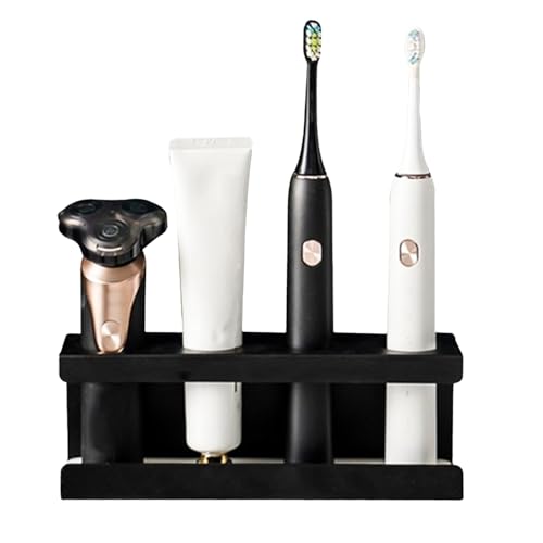 Gotetiso 4 Loch Zahnbürstenhalter Wand Elektrischer Zahnbürstenständer Elektrische Zahnbürste Halter Zahnputzbecherhalter Ohne Bohren Halterung Elektrische Zahnbürste Schwarz Basis Diatomeenschlamm Gotetiso 4 Loch Zahnbürstenhalter Wand Elektrischer Zahnbürstenständer Elektrische Zahnbürste Halter Zahnputzbecherhalter Ohne Bohren Halterung Elektrische Zahnbürste Schwarz Basis Diatomeenschlamm von Gotetiso