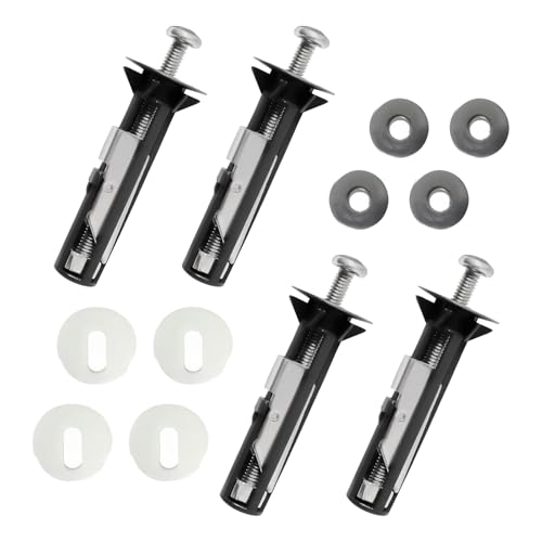 Gotetiso 4 Stück Wc Sitz Befestigung Set Toilettendeckel Schrauben Edelstahl Toilettensitz Befestigung Universal Wc Deckel Schrauben Wartung Zubehör für Reparatur und Austausch vonToilettensitzen Gotetiso 4 Stück Wc Sitz Befestigung Set Toilettendeckel Schrauben Edelstahl Toilettensitz Befestigung Universal Wc Deckel Schrauben Wartung Zubehör für Reparatur und Austausch vonToilettensitzen von Gotetiso