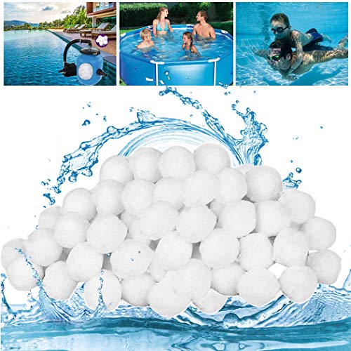 GothicBride Filterballs für sandfilteranlagen, 1400g filterbälle für Schwimmbad, Filterpumpe, Aquarium Sandfilter von GothicBride