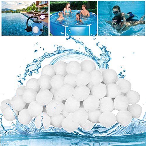 GothicBride Filterballs für sandfilteranlagen, 700g filterbälle für Schwimmbad, Filterpumpe, Aquarium Sandfilter von GothicBride