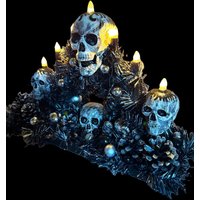 Weihnachtlicher Lichterbogen Aus Holz in Einem Neuen, Eindrucksvollem Design Mit Schädeln Weihnachtlicher Lichterbogen Aus Holz in Einem Neuen, Eindrucksvollem Design Mit Schädeln von GothicMystikShop