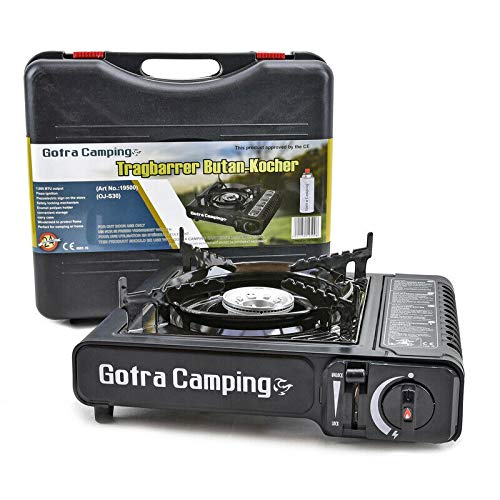 Gotra Camping Tragbarrer Butankocher Gaskocher Campingkocher Gartenkocher BBQ von False