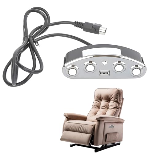 Gotrain Power Recliner Switch Recliner Chair Controller Recliner Hand Control 5 Button Controller, 5 Needle Electric Sofa Remotes Replacement Gotrain Power Recliner Switch Recliner Chair Controller Recliner Hand Control 5 Button Controller, 5 Needle Electric Sofa Remotes Replacement von Gotrain