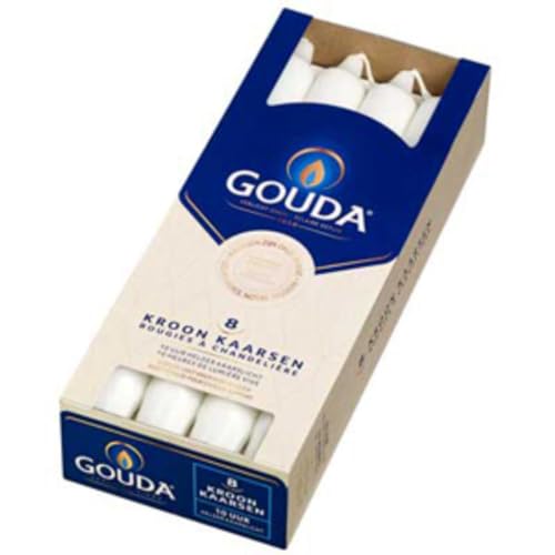 Gouda Kroonkaars wit 240/24-8st von Gouda