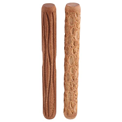 Goufride 2 StüCk Ton Modellier Muster Rollen, Kopf Pflaster Maserung Muster Ton Nudel Strukturierte Hand Walze Keramik Werkzeuge Goufride 2 StüCk Ton Modellier Muster Rollen, Kopf Pflaster Maserung Muster Ton Nudel Strukturierte Hand Walze Keramik Werkzeuge von Goufride